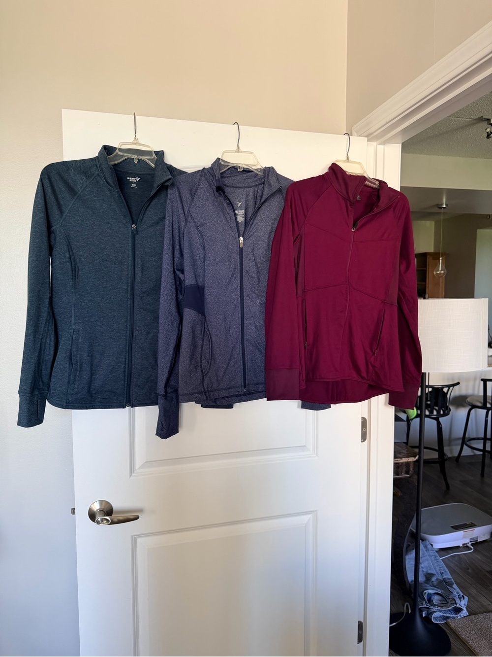 3 for $30 BUNDLE - Women’s Zip-Front Jacket Trio - Teal, Navy, Burgundy